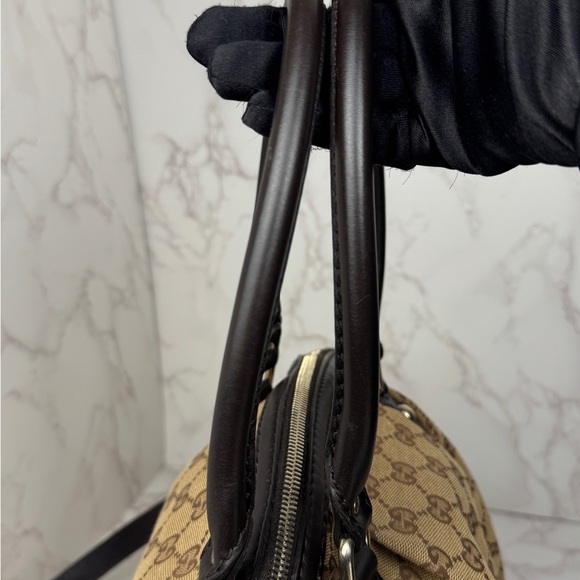 Gucci Sukey Boston Brown Monogram Handbag - Picture 6 of 15